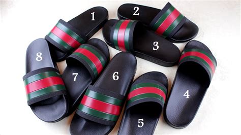 fake kids gucci slides|gucci knockoff slides.